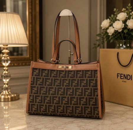 حقيبة Fendi Flip Tote حجم كبير
