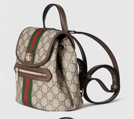 شنطة ظهر جوتشي/ 836854Gucci Ophidia small backpack حجم صغير ماستر كواليتي مع علبة